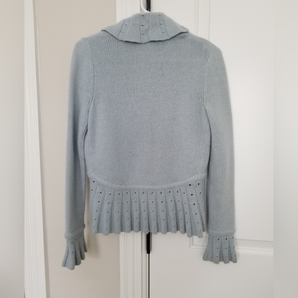 Design History light blue cascade wool and angora cardigan - Picture 4 of 4